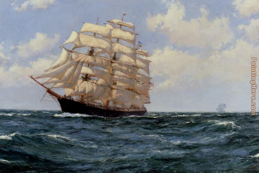 Montague Dawson Under Sail